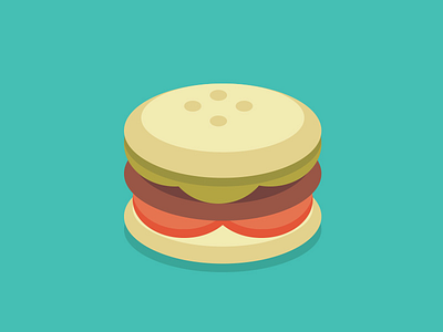 the Burger burger icon snack