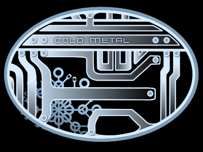 Cold Metal circuit cold logo metal snow snowflake