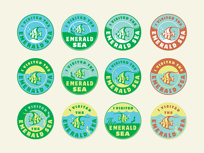 Emerald Sea stickers fish google sea stocker upperquad