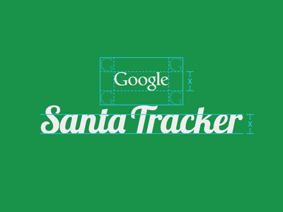 Santa2014 Logo Relationship clear space google logo santa tracker upperquad