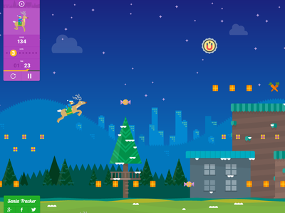 Santa Tracker 2014: Runner Game endless running game google santa tracker upperquad