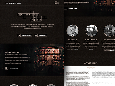 The Imitation Game with Google game design google movies puzzle upperquad web design