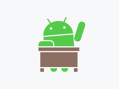 Android Developers card artwork android google icon illustration learn school