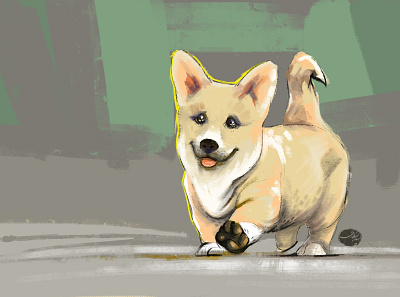 my paint art artist artwork digital illustration digital painting digitalart dog drawing illustration illustrator painting