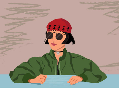 Matilda character illustration vector