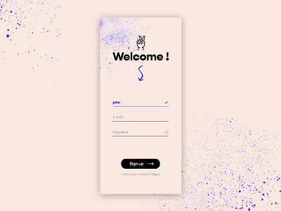 #DAILYUI 001 - Sign up