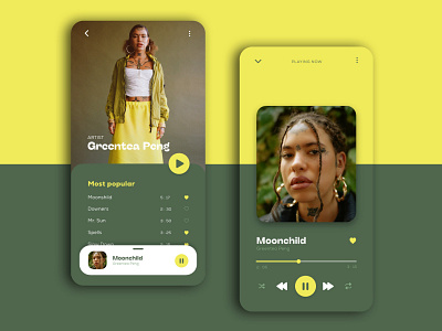 #DAILY UI 009 - Music player app daily ui dailyui dailyuichallenge design music music player music player app music player ui playlist ui ui design ux