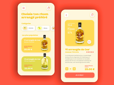 DAILY UI #036 - Special Offer alcohol app daily ui dailyui dailyuichallenge rhum shop app shopping shopping app special offer ui ui design