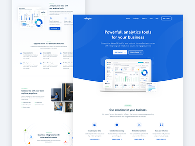 Ehya Landing Page Template