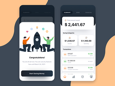 Moneysaver app dailyui finance manager financial plan fintech illustration landing page money management money saver onboarding spend manager web design