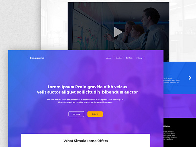 Simalakama Landing Page