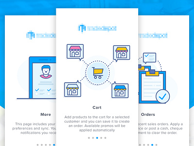 Inventory Management Apps Tutorial 2 africa ecommerce icon illustration inventory material design onboarding shop tutorial vector walktrough wholesale