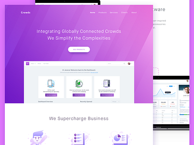 Property Tax And Data Acquisition Landing Page acquisition clean crowd dashboard icon illustration landing page minimal money product design tax