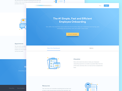 Employee Onboarding Website 