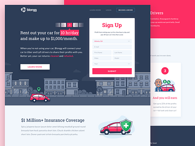 Blongg : Sharing Car to Uber and Lyft Driver