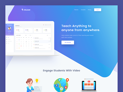 Education Platform Landing Page