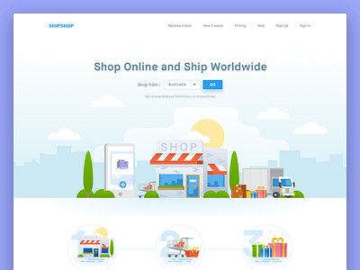 Shipping Company Landing Page