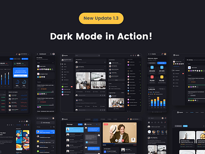 Dark Theme UI Kit