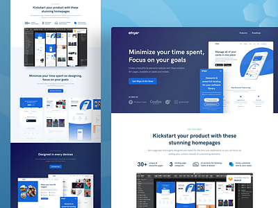 Ehya Landing Page Templates