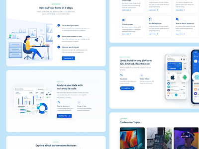 Ehya Landing Page Elements