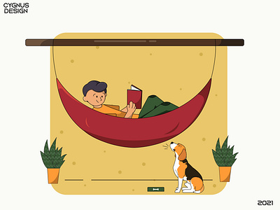 Saturday is Best Day to Reading a Book and Play with Your Pet