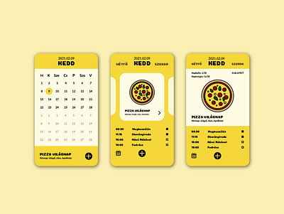 Calendar app calendar app design illustration ui ui challange