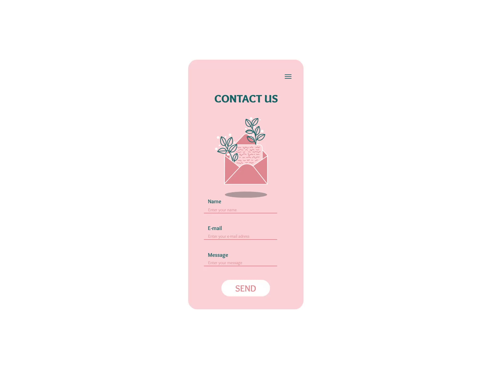 Contact Us animation app contact contact us design illustration ui ui challange user