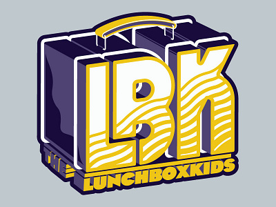 Lunchbox Kids Logo 3d band logo lunchbox music