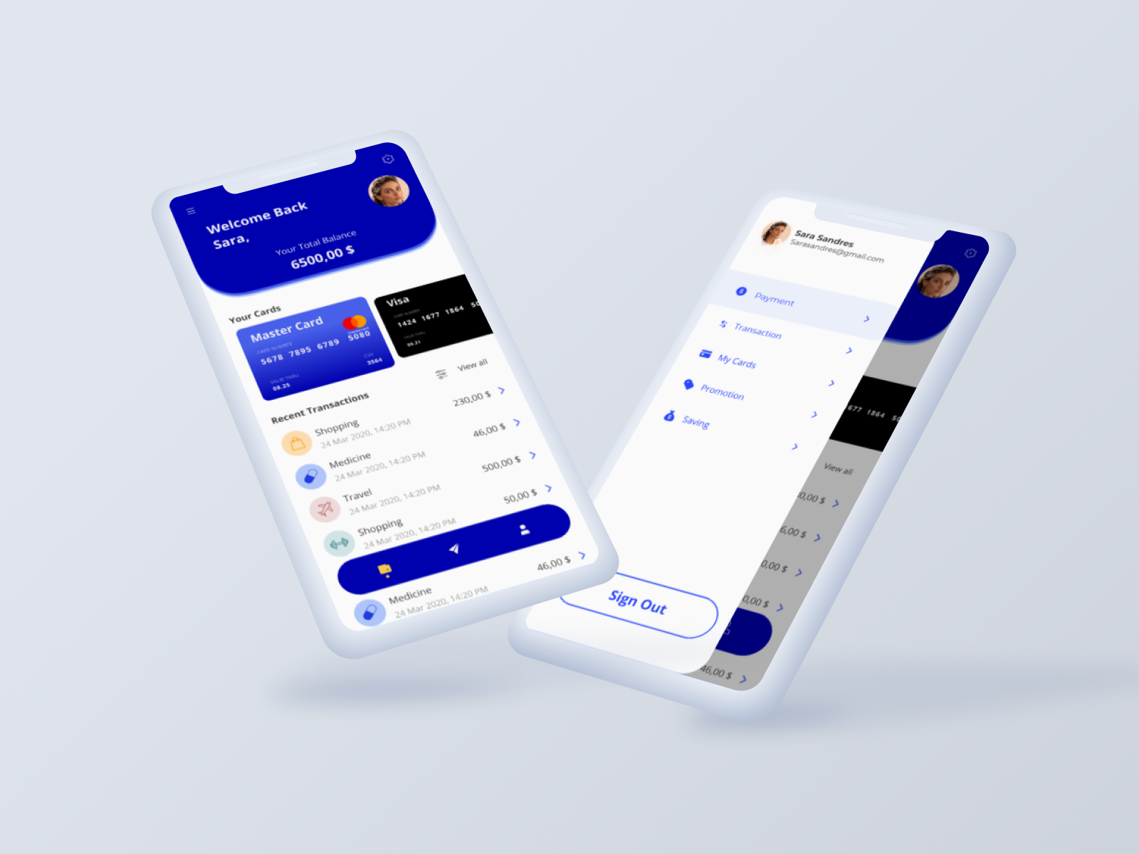 Mobile Banking App By Maryam Kalantari On Dribbble