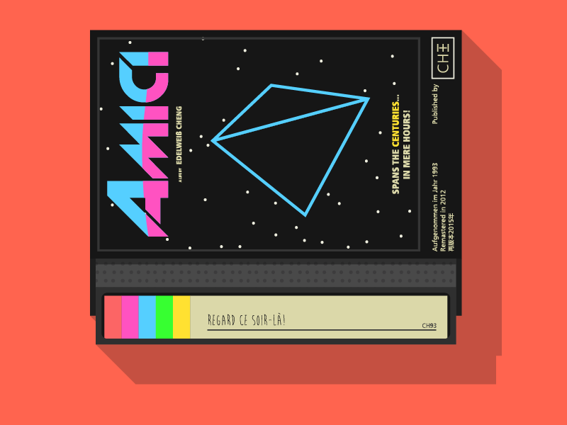 Rewind vhs tape cassette box