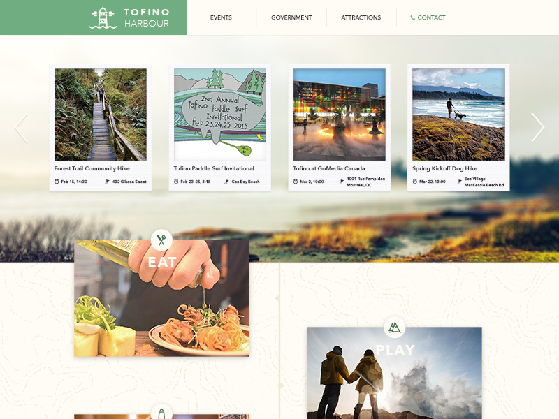 Tofino Harbour municipal site coast hipster canada town