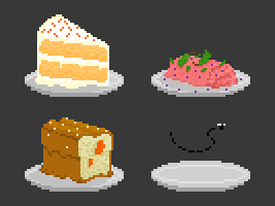 Ace Baker: cake results baker baking bread cake fly game meat meatloaf pixel