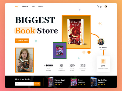 Read Gab Book Landing Page Design