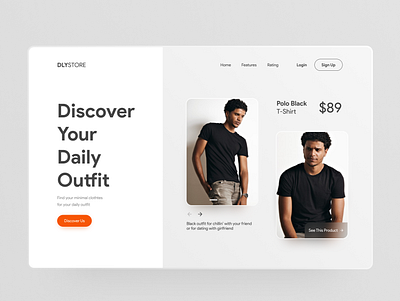 DLYSTORE E-Commerce clean design minimal minimalist ui ui design web app