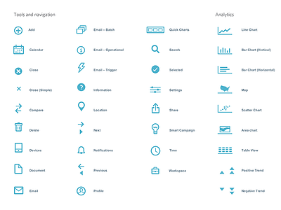 Marketo Icon Set icons styleguide ui visual design