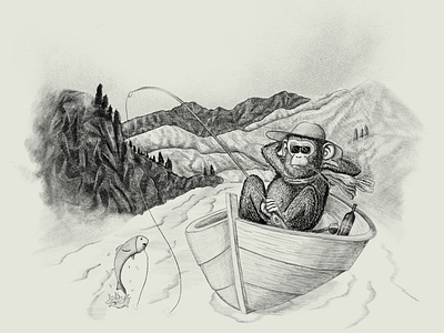 Fishing Monkey