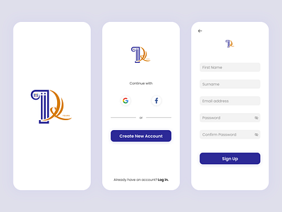 First Shot: PSF App - 1 app design mobile ui sign in signup signup page ui