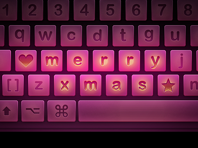 Happy xmas keyboard christmas design keyboard motion xmas