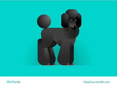 Poodle animal cute design dog flat illustration illustrator poodle puppy