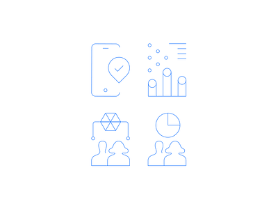 Website Icons V2 analytics audiences data icons measurement web design