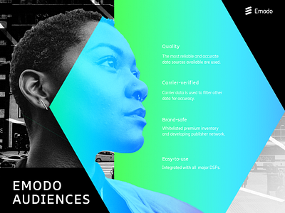 Emodo Audiences Visual Exploration audiences location visual design web design