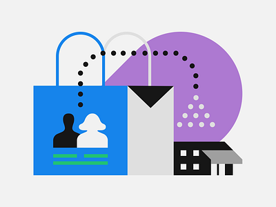 Emodo Marketplace visual adtech audiences data design illustration visual design