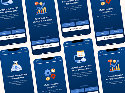 Finance App Onboarding Screen