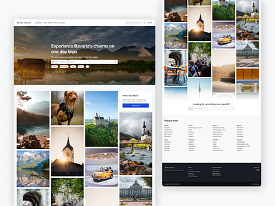 Steps in Bavaria blog bavaria blog design germany travel ui web design website