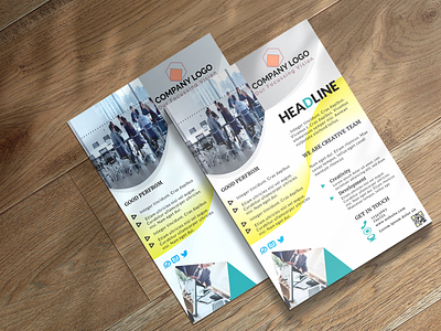 flyer branding brochure design business corporate elegant flyer leaflet logo logo design poster design