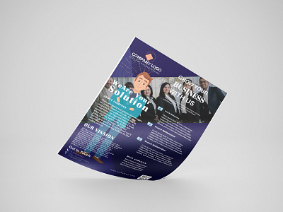 Flyer branding brochure business corporate elegant flyer flyer design leaflet logo design poster design