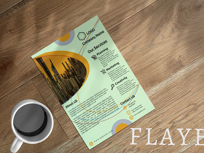 flyer branding brochure corporate elegant flyer leaflet logo logo design poster design professional ui