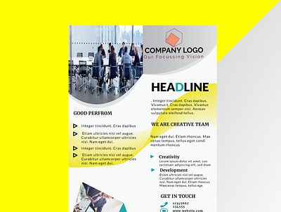 Flyer brochure business corporate elegant flyer flyer design leaflet logo logo design poster poster design professional