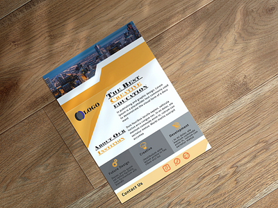 Flyer a4 brochure brochure design business corporate design elegant flyer flyer design leaflet logo logo design poster print professional