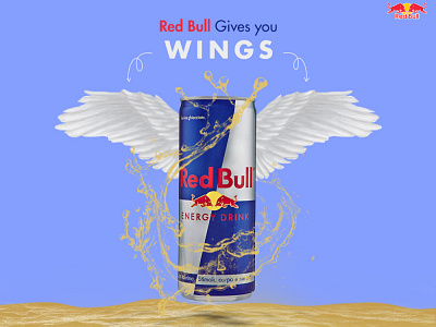 redbull poster art banner design clean graphic design graphicdesign poster design redbull social media design typography